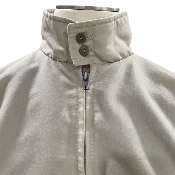 California Imperial Mens Large Harrington Jacket Tan USA Made Lined Workwear - Picture 4 of 9